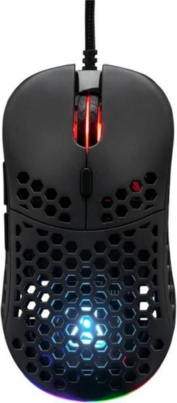 Bedrade gamingmuis - The G-Lab - KULT-OXYGEN - RGB - 12800 DPI - Zwart