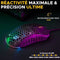 Bedrade gamingmuis - The G-Lab - KULT-OXYGEN - RGB - 12800 DPI - Zwart