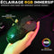 Bedrade gamingmuis - The G-Lab - KULT-OXYGEN - RGB - 12800 DPI - Zwart