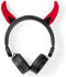 Bedrade On-ear Koptelefoon - 3,5 mm - Kabellengte: 1.20 m - 85 dB - Rood / Zwart