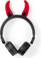 Bedrade On-ear Koptelefoon - 3,5 mm - Kabellengte: 1.20 m - 85 dB - Rood / Zwart
