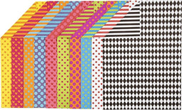 Bedrukt karton, A4 210x297 mm, 250 gr, 20 div vellen, diverse kleuren