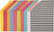 Bedrukt karton, A4 210x297 mm, 250 gr, 20 div vellen, diverse kleuren