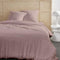 Bedset - TODAY - 123666 - 2 personen - 240x220cm - Effen katoenen gaas - Zandroze