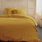 Bedset - TODAY - 123668 - 2 personen - 240x220cm - Effen katoenen gaas - Oker