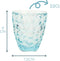 GLAMOMAX'S Choice Blue Bubble Serviesset - 6 Persoons - 18 C&T Borden - 8 ONA Drinkglazen (22CL) - Blauwe Dinerborden - Vaatwasserbestendig