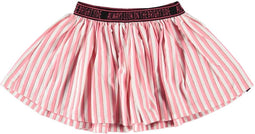 Beebielove roze gestreept rokje katoen stretch - Maat 68