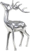 Beeld staand Hert 28x13x41 cm zilver
