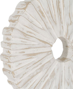 Beeld Wit Beige Ring 25,5 x 9,5 x 37 cm