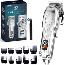 Beeperfect® Professionele Draadloze Tondeuse Mannen - Haartrimmer - Tondeuse Hoofdhaar - Hairclipper - Inclusief Neustrimmer