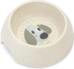 Beeztees Puppy Pipa - Hondenvoerbak - Roze - 14x14x4,5 cm