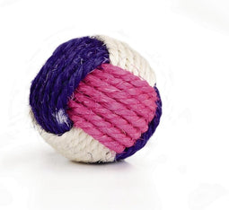 Beeztees Speelmuis Geknoopt - bal van Sisal