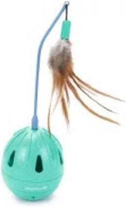 Beeztees Turino Treatwobbler - Kattenspeelgoed - 7x7x9 cm