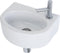 Plieger Orlando - Fontein Toilet - Set met fonteinkraan en sifon - Keramiek - Wit (1 set)
