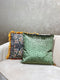 Dutch Decor CARO - Sierkussen met patroon 45x45 cm Chive - groen - Inclusief binnenkussen