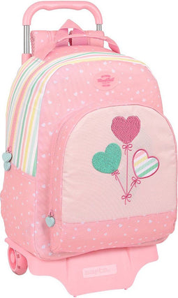Blackfit8 Schoolrugzak Met Wielen Blackfit8 Globitos Roze 32 X 42 X 15 Cm