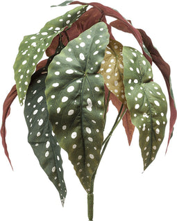Begonia maculata bush 33 cm /12lvs kunstbloem zijde nepbloem