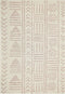 EDIRNE - Laagpolig vloerkleed - Beige - 160 x 230 cm - Katoen