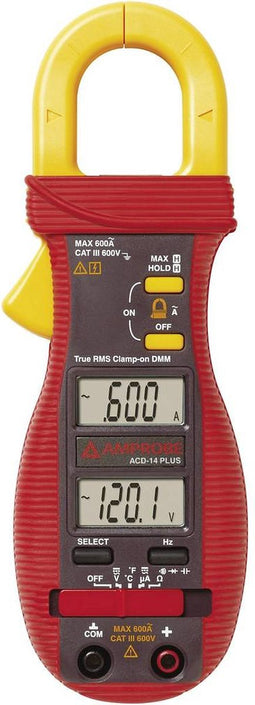 Beha Amprobe ACD-14 PLUS-D Multimeter, Stroomtang Digitaal CAT III 600 V Weergave (counts): 4000
