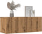 vidaXL - Tv-meubels - 2 - st - wandgemonteerd - 80x30x30cm - artisanaal - eikenkleur