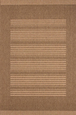 Beige Bruin vloerkleed - 160x230 cm - A-symmetrisch patroon - Modern