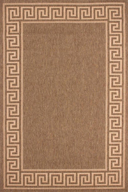 Beige Bruin vloerkleed - 160x230 cm - A-symmetrisch patroon - Modern