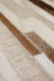 Beige Bruin vloerkleed - 160x230 cm - A-symmetrisch patroon - Modern