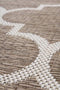 Beige Bruin vloerkleed - 200x290 cm - Symmetrisch patroon - Modern