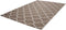 Beige Bruin vloerkleed - 200x290 cm - Symmetrisch patroon - Modern