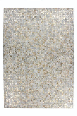Beige Grijs vloerkleed - 120x170 cm - Symmetrisch patroon A-symmetrisch patroon - Modern
