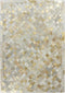 Beige Grijs vloerkleed - 80x150 cm - A-symmetrisch patroon Geruit - Modern