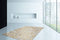 Beige Grijs vloerkleed - 80x150 cm - A-symmetrisch patroon Geruit - Modern