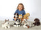 Beige Labrador Knuffel - GIPSY TOYS - Zittend, 25 cm