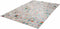 Beige Multicolor vloerkleed - 80x150 cm - Symmetrisch patroon A-symmetrisch patroon - Modern Modern