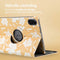 iMoshion Tablet Hoes Geschikt voor Honor Pad X9 - iMoshion 360° Draaibare Design Bookcase 2.0 - Meerkleurig /Yellow Flowers
