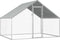 vidaXL - Kippenhok - 2,75x4x1,92 - m - gegalvaniseerd - staal
