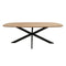 Kick eettafel Dana - 180 cm - Acaciahout - Lichtbruin
