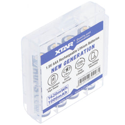 XTAR AAA Micro LR03 - Li-Ion batterij 1.5V 1000mAh 1620mWh oplaadbaar met LED indicator
