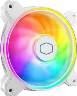 Cooler Master MasterFan MF120 Halo² - Ventilator - 50% meer verlichting - Wit
