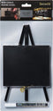 Mini tripod table chalk board - Wood with lacquered black finish - 24x15cm