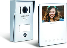 Bekabelde video-intercom, witte kleur - VisioKit 4.3 - SCS SENTINEL