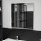 vidaXL - Wandspiegel - met - schap - 60x60 - cm - gehard - glas