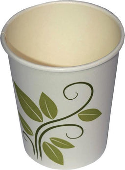 Beker bio karton green leaf 125ml 1000 stuks