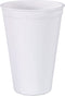 Beker voor koffie, PP, reusable, automaatgeschikt, 180ml, 7.5oz, wit (40 stuks)