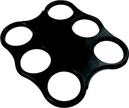 Bekerplateau Sensations voor 6 bekers zwart | 25 stuks