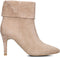 PS Poelman HAILEY - Enkellaarsjes - Suède - 9 cm naaldhak - Taupe