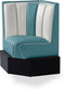 Bel Air Dinerbank Hoek HW-60/60 Blauw