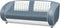 Bel Air Retro Bank SF-02CB Blauw