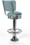 Bel Air Retro Barkruk BS-27CB Footring Blauw