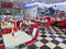 Bel Air Retro Eetkamerstoel CO-24 Rood